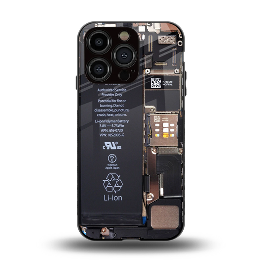 Inside Out back phone cover | glass case for iphone 13 pro