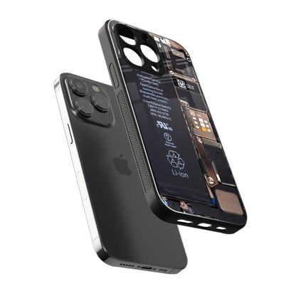 Inside Out sleek iphone 13 pro cover with tempered glass back and TPU edges