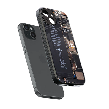 Inside Out sleek iphone 14 cover with tempered glass back and TPU edges