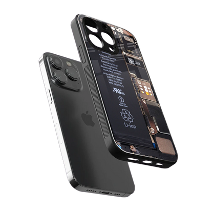 Inside Out sleek iphone 15 pro max cover with tempered glass back and TPU edges