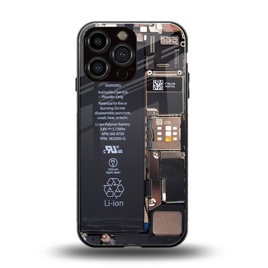 Inside Out back phone cover | glass case for iphone 16 pro max