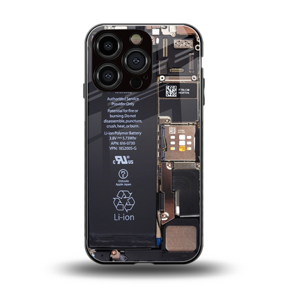 Inside Out back phone cover | glass case for iphone 16 pro