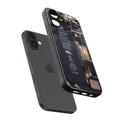 Inside Out sleek iPhone 16 cover with tempered glass back and TPU edges