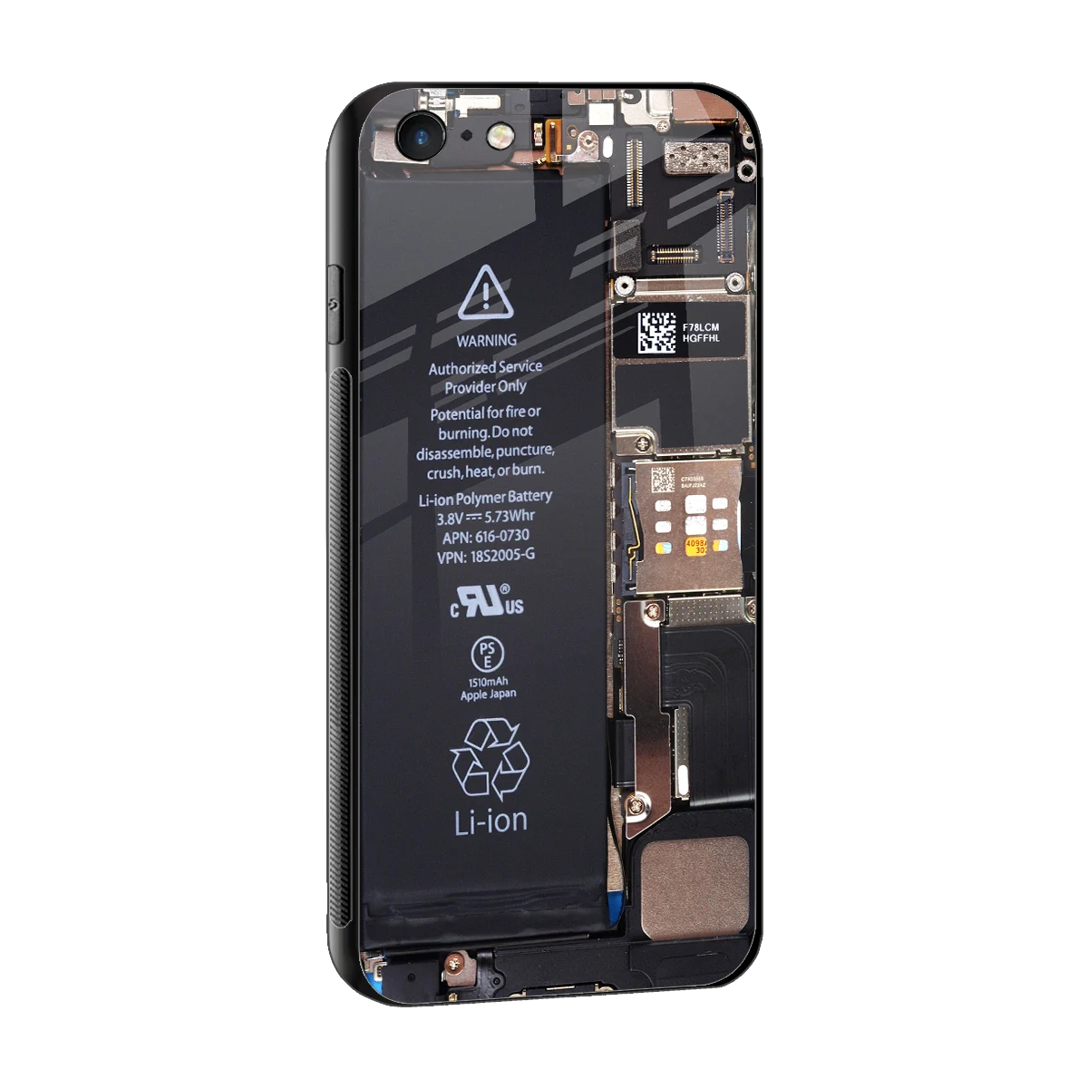 Inside Out sleek iphone 6 cover with tempered glass back and TPU edges