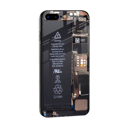 Inside Out sleek iphone 8 plus cover with tempered glass back and TPU edges