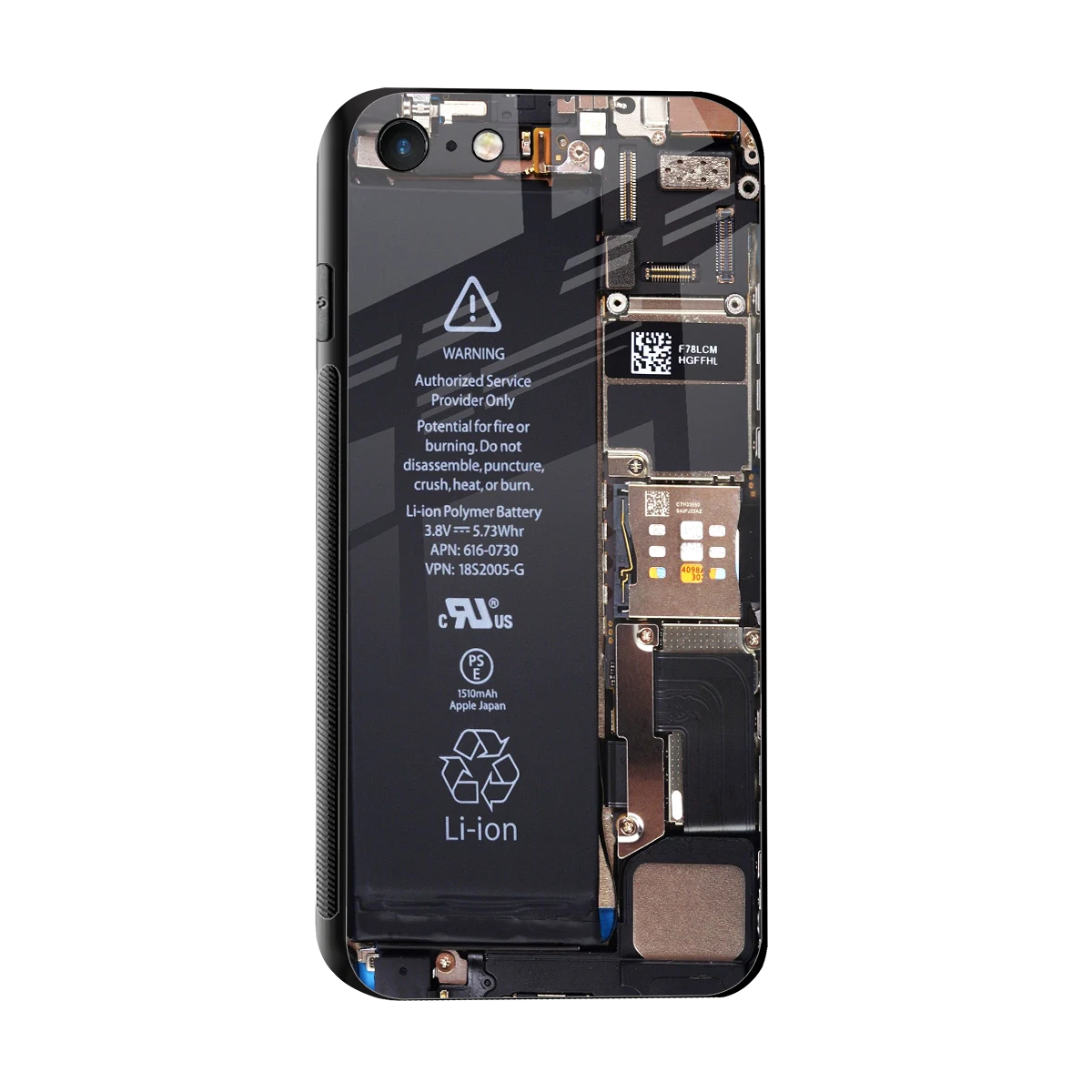 Inside Out sleek iphone 7 cover with tempered glass back and TPU edges