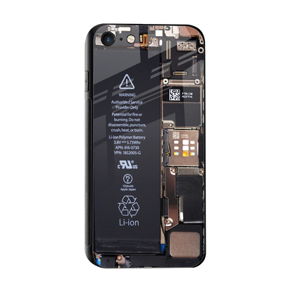 Inside Out sleek iphone 7 cover with tempered glass back and TPU edges