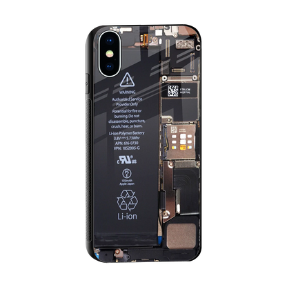 Inside Out sleek iphone x cover with tempered glass back and TPU edges