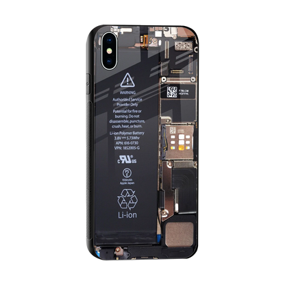 Inside Out sleek iphone xs max cover with tempered glass back and TPU edges