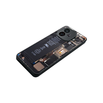 Inside Out stylish phone case for iqoo neo 10r 5g | glossy glass and slim fit
