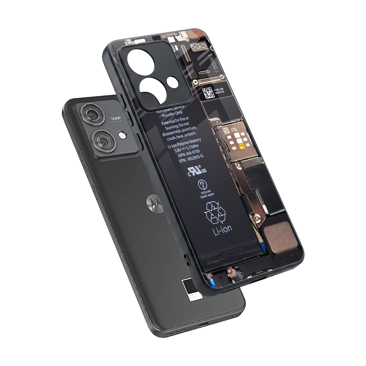 Inside Out sleek motorola edge 40 neo 5g cover with tempered glass back and TPU edges