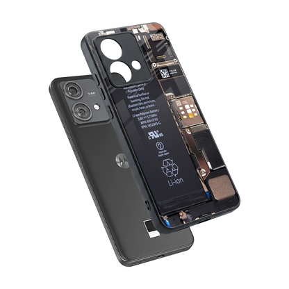 Inside Out sleek motorola edge 40 neo 5g cover with tempered glass back and TPU edges
