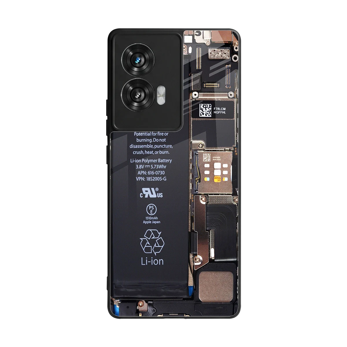 Inside Out back phone cover | glass case for motorola edge 50 fusion