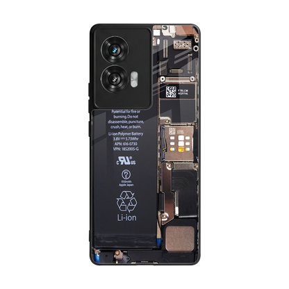 Inside Out back phone cover | glass case for motorola edge 50 fusion