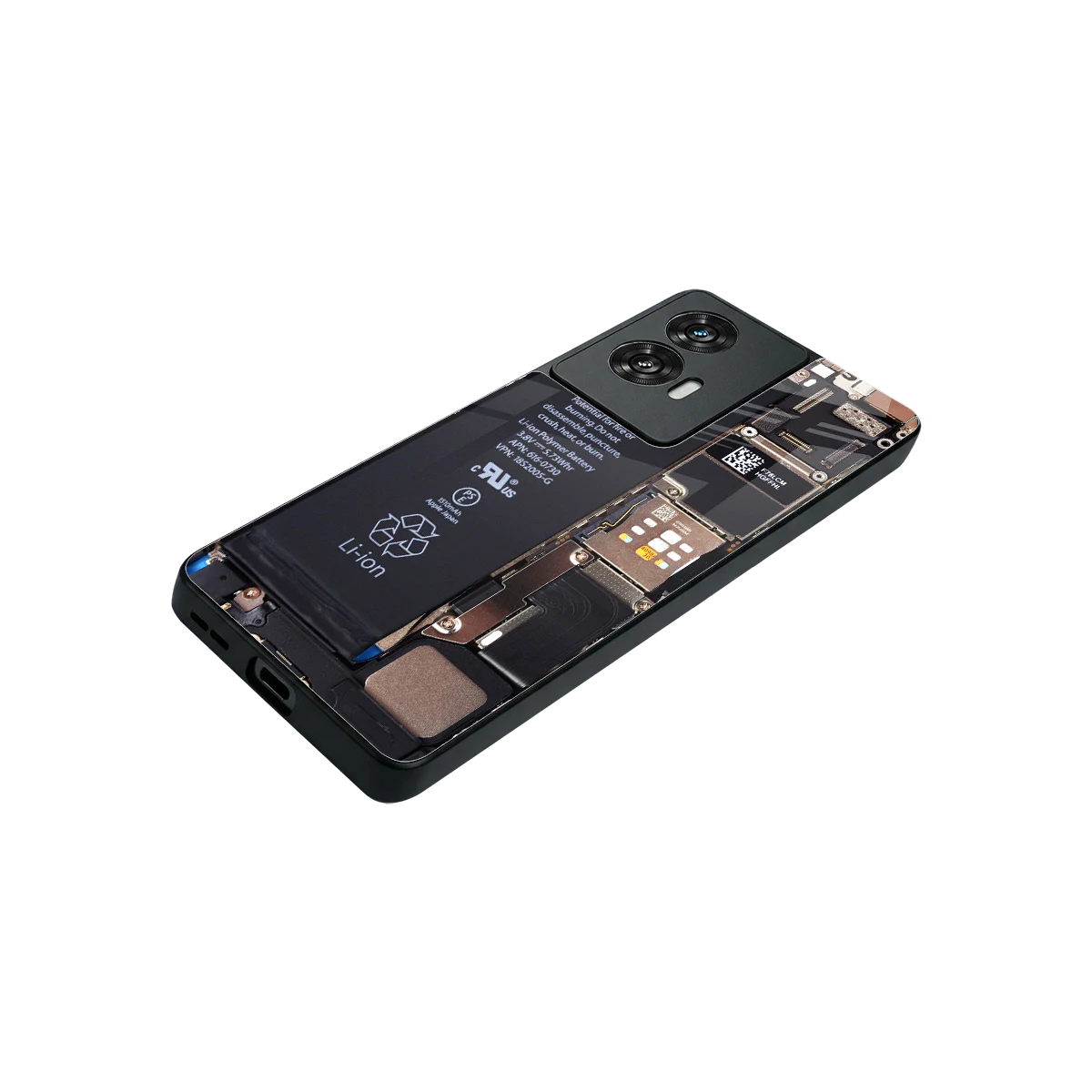 Inside Out stylish phone case for motorola edge 50 fusion | glossy glass and slim fit