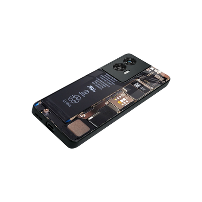 Inside Out stylish phone case for motorola edge 50 fusion | glossy glass and slim fit