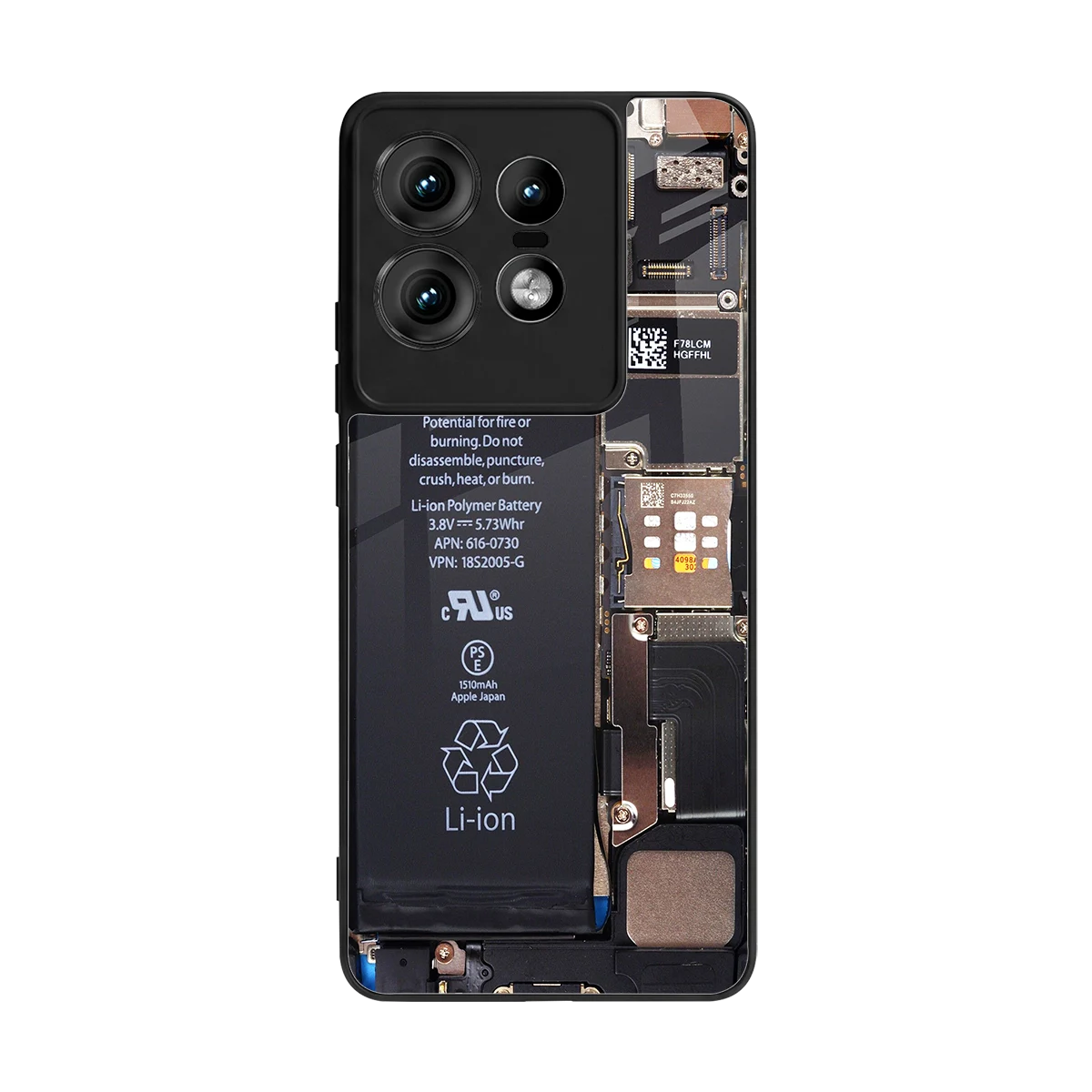 Inside Out back phone cover | glass case for motorola edge 50 pro