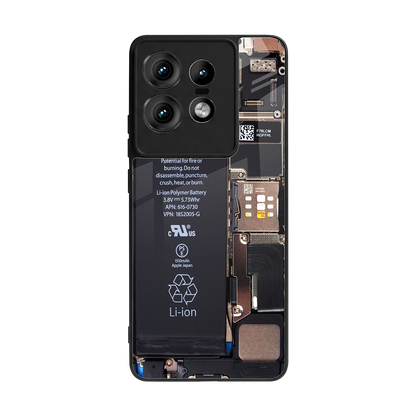 Inside Out back phone cover | glass case for motorola edge 50 pro