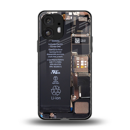 Inside Out back phone cover | glass case for nothing phone 2
