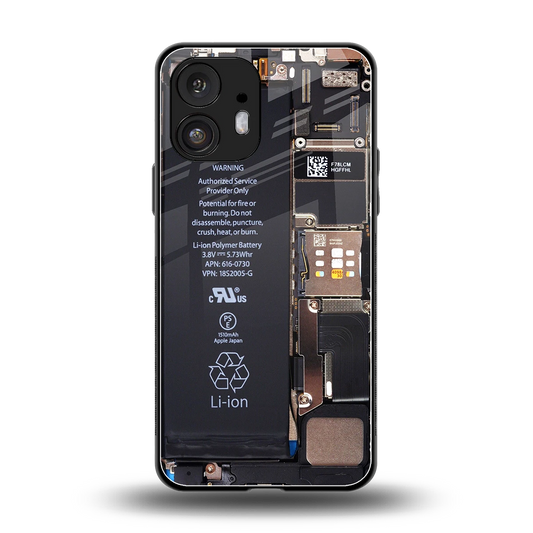 Inside Out back phone cover | glass case for nothing phone 2