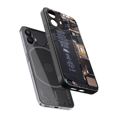 Inside Out sleek nothing phone 2 cover with tempered glass back and TPU edges