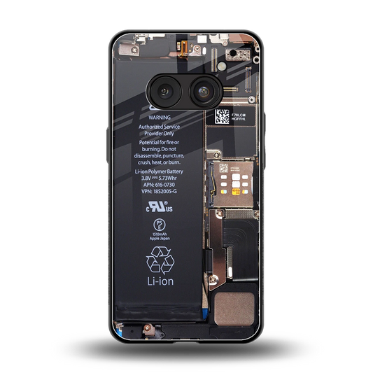 Inside Out back phone cover | glass case for nothing phone 2a