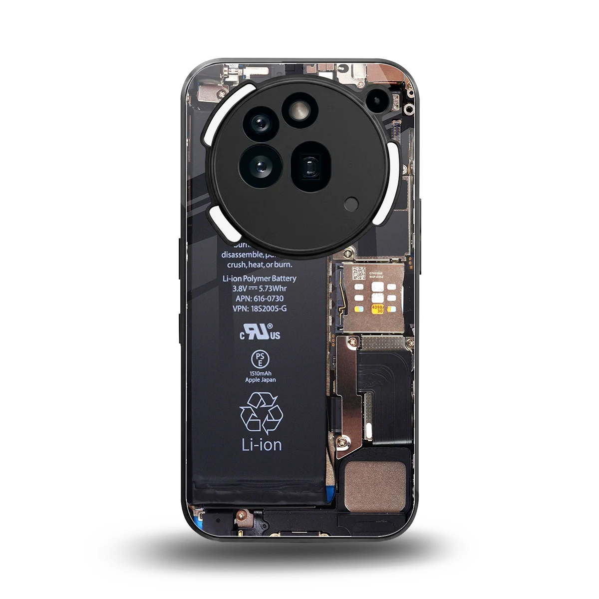 Inside Out back phone cover | glass case for nothing phone 3a pro