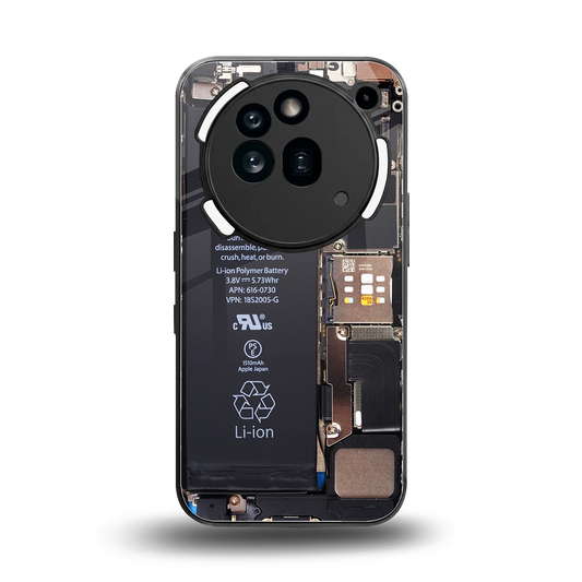 Inside Out back phone cover | glass case for nothing phone 3a pro