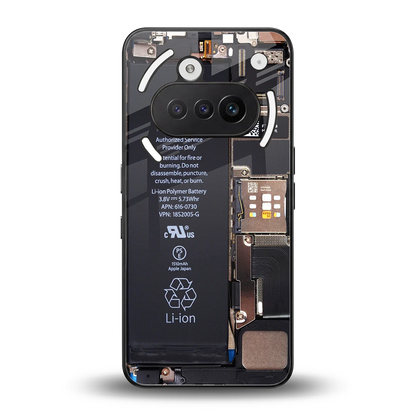 Inside Out back phone cover | glass case for nothing phone 3a