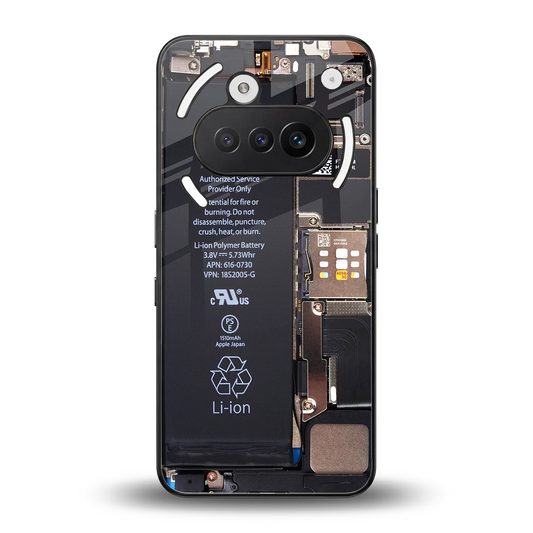 Inside Out back phone cover | glass case for nothing phone 3a