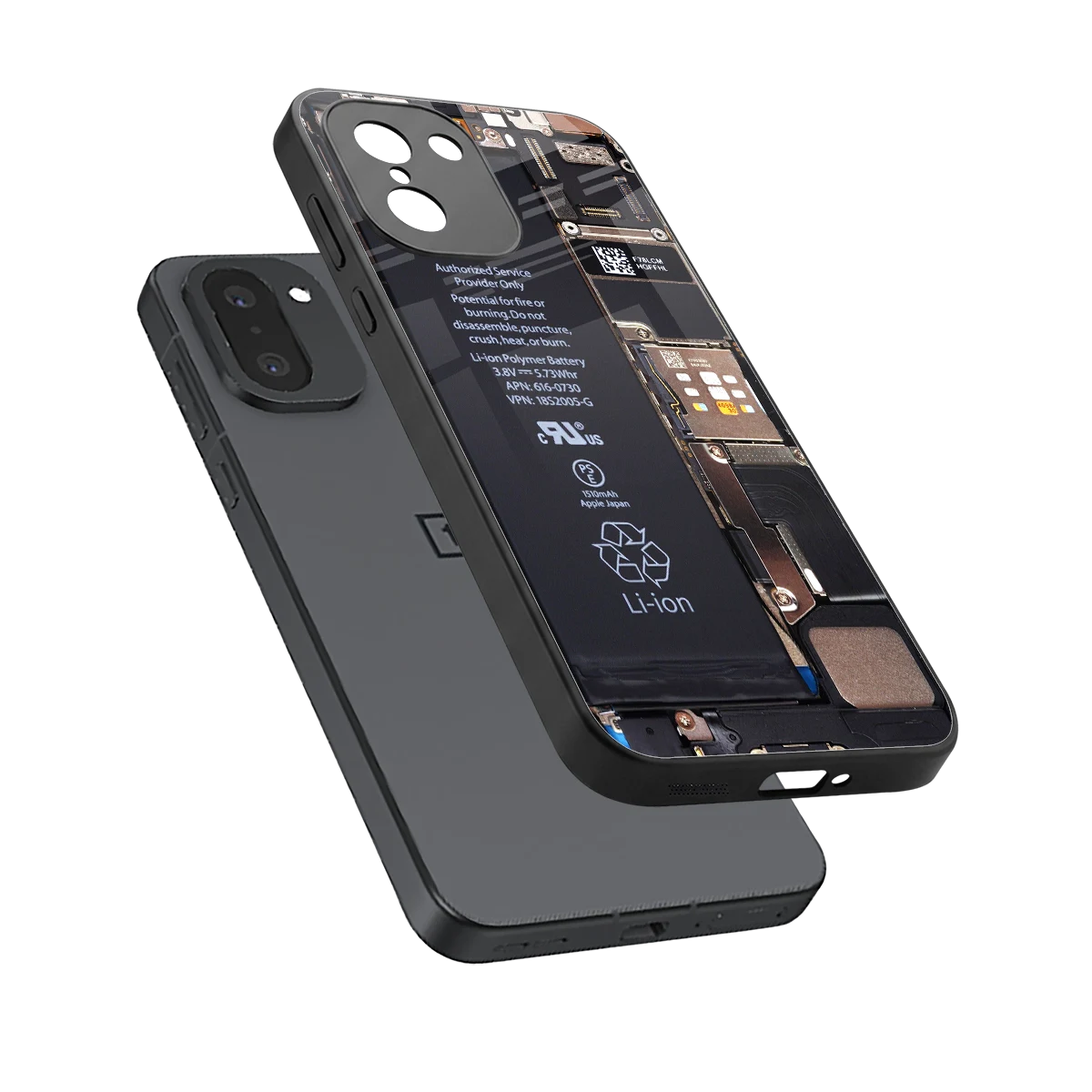 Inside Out sleek oneplus 15r cover with tempered glass back and TPU edges