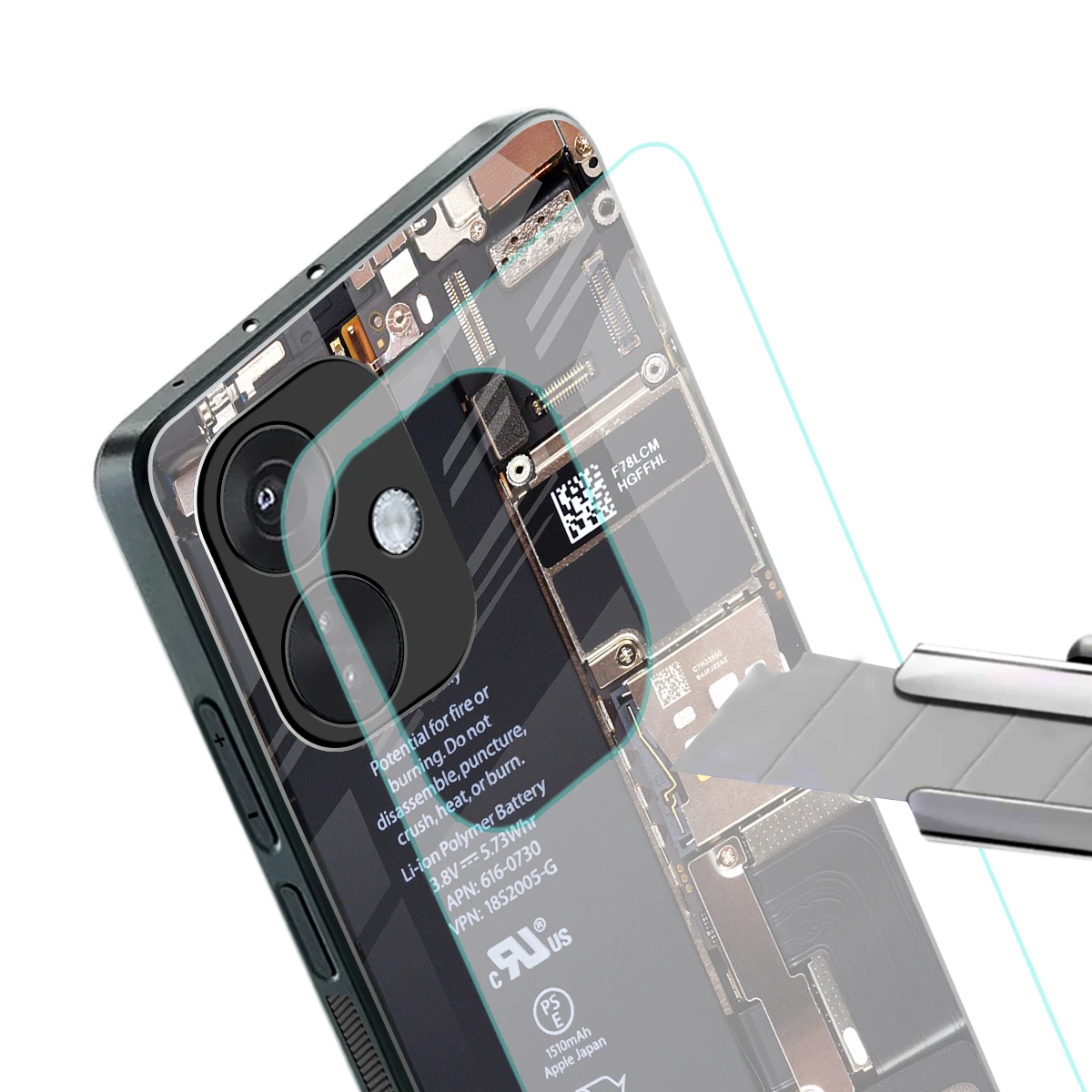 Inside Out stylish phone case for oneplus nord ce 3 | glossy glass and slim fit