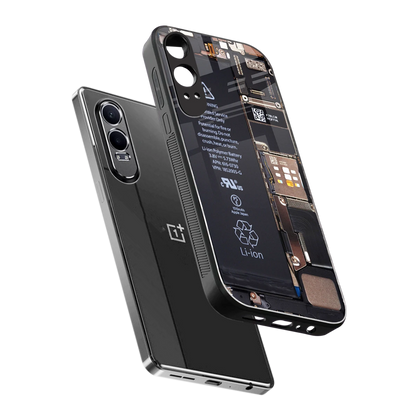 Inside Out sleek oneplus nord ce 4 lite cover with tempered glass back and TPU edges