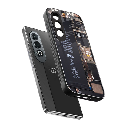 Inside Out sleek oneplus nord ce 4 cover with tempered glass back and TPU edges