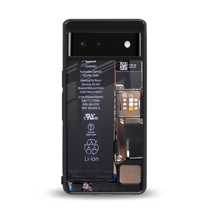 Inside Out back phone cover | glass case for google pixel 6a