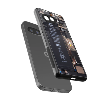 Inside Out sleek google pixel 10a cover with tempered glass back and TPU edges