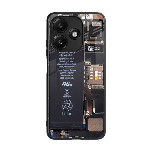 Inside Out back phone cover | glass case for redmi 12 5g