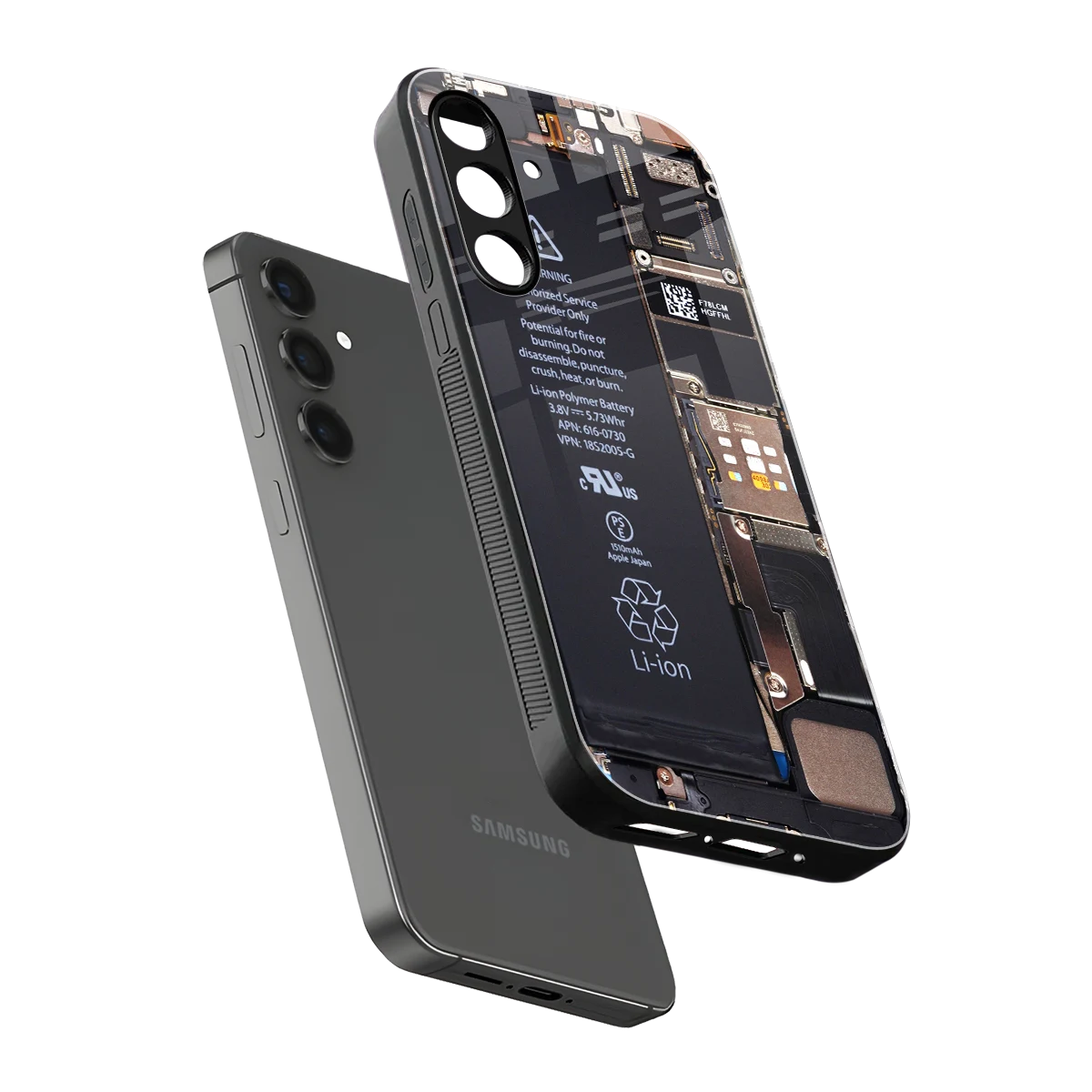 Inside Out sleek samsung galaxy a14 5g cover with tempered glass back and TPU edges