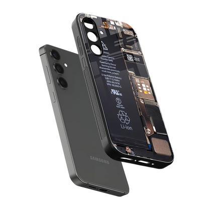 Inside Out sleek samsung galaxy a14 5g cover with tempered glass back and TPU edges