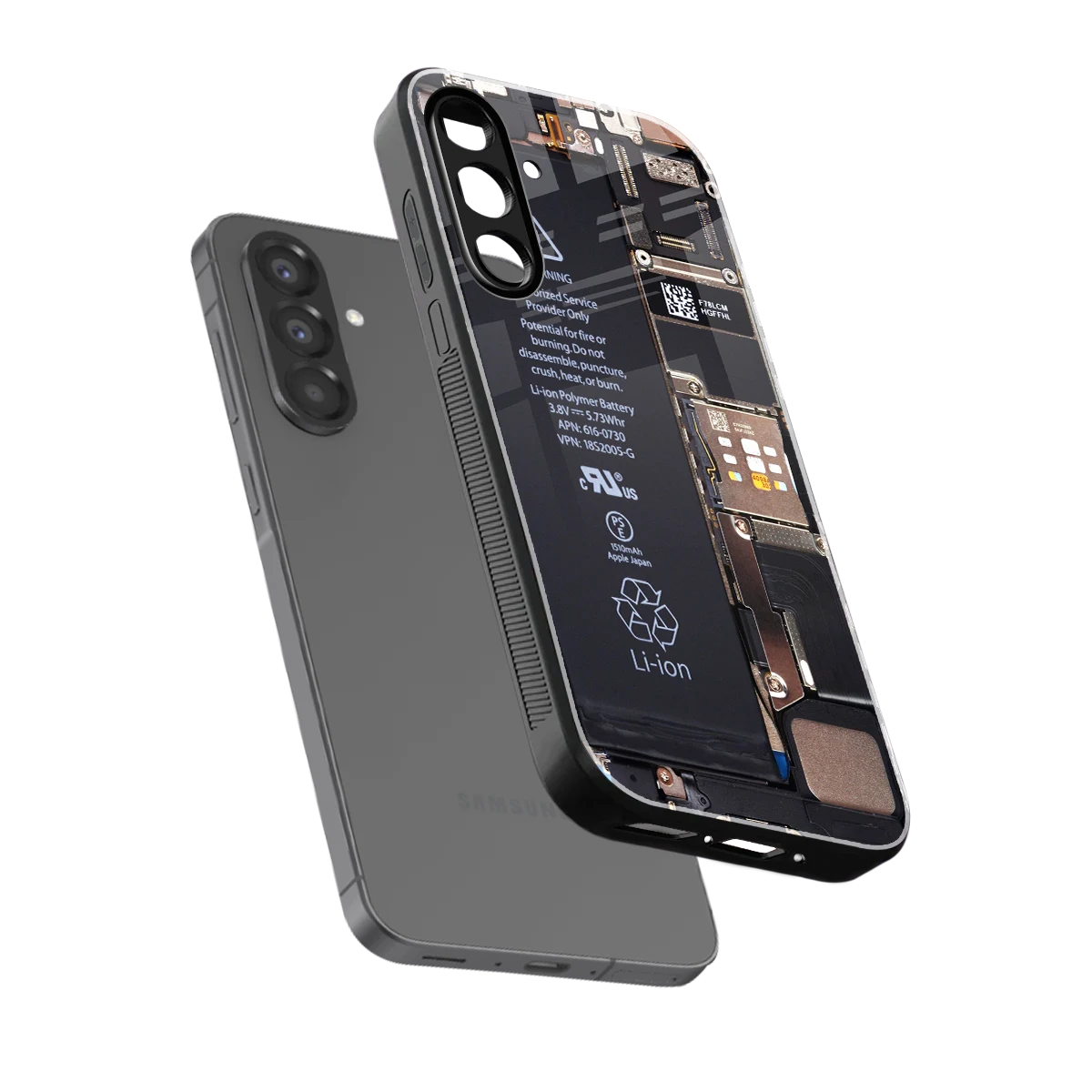 Inside Out sleek samsung galaxy a17 5g cover with tempered glass back and TPU edges