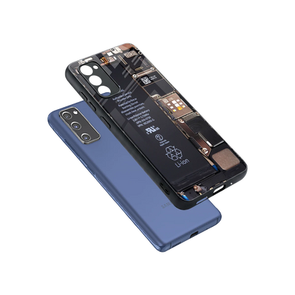 Inside Out sleek samsung galaxy s20 fe cover with tempered glass back and TPU edges
