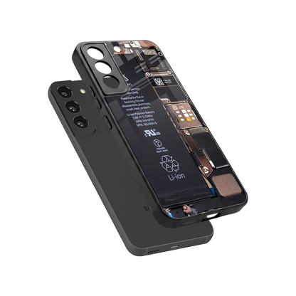 Inside Out sleek samsung galaxy s22 cover with tempered glass back and TPU edges