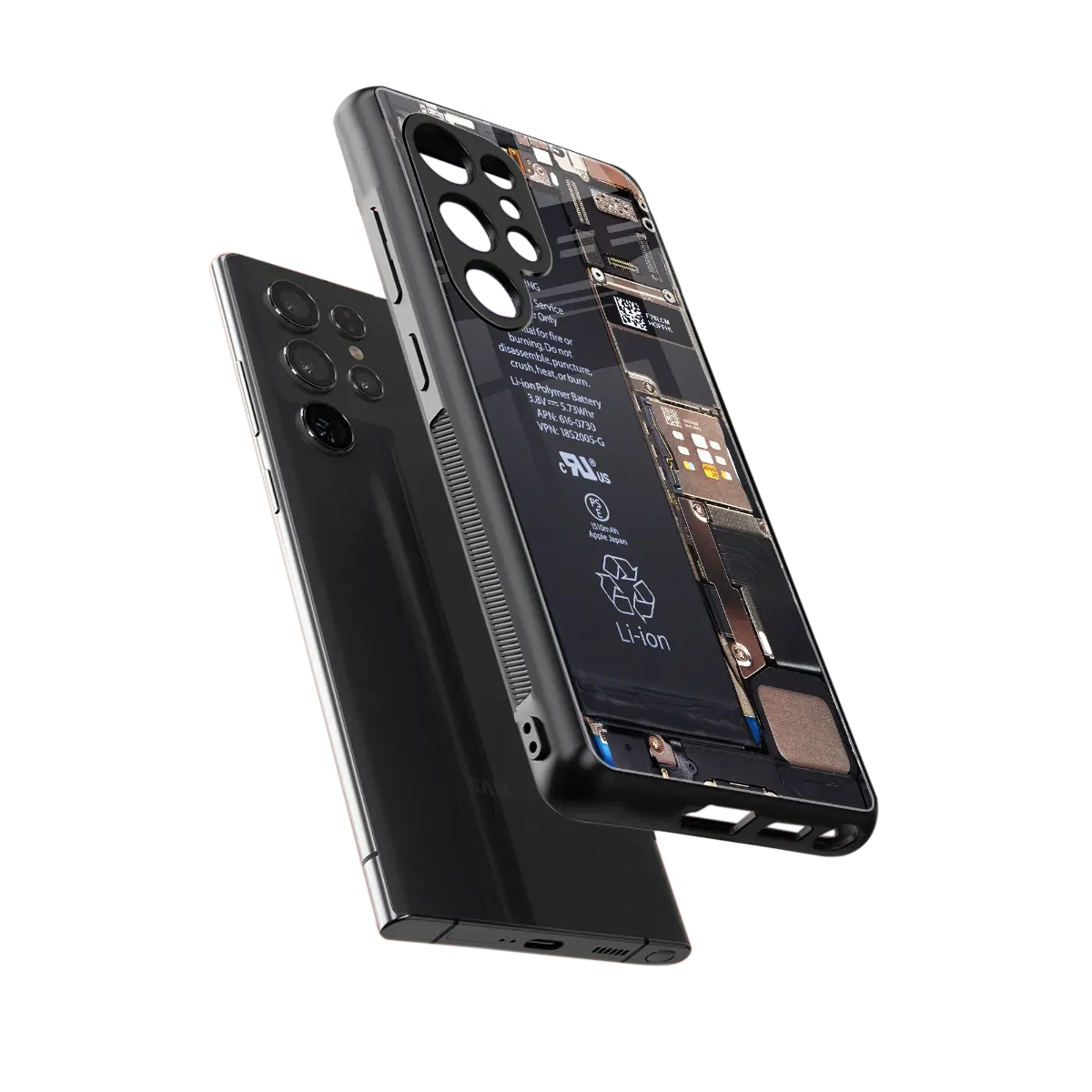 Inside Out sleek samsung galaxy s25 ultra cover with tempered glass back and TPU edges