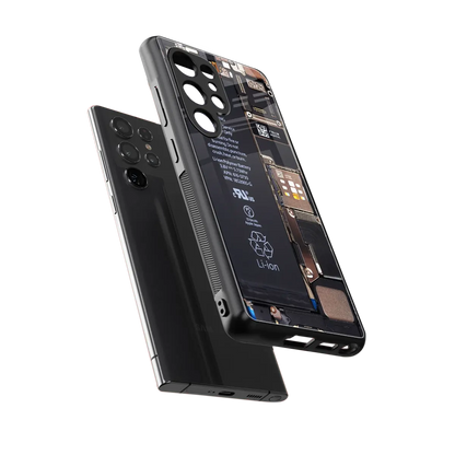 Inside Out sleek samsung galaxy s25 ultra cover with tempered glass back and TPU edges