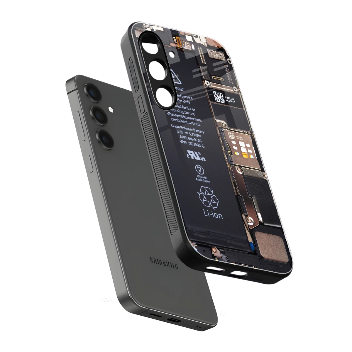 Inside Out sleek samsung galaxy s24 fe cover with tempered glass back and TPU edges