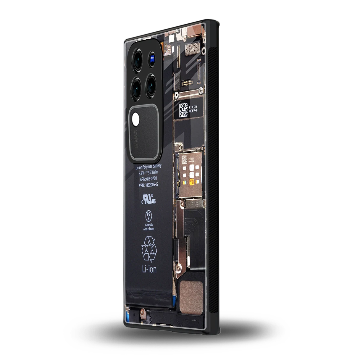 Inside Outvivo v30 pro mobile cover | shockproof glass phone case