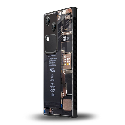 Inside Out vivo v30 mobile cover | shockproof glass phone case