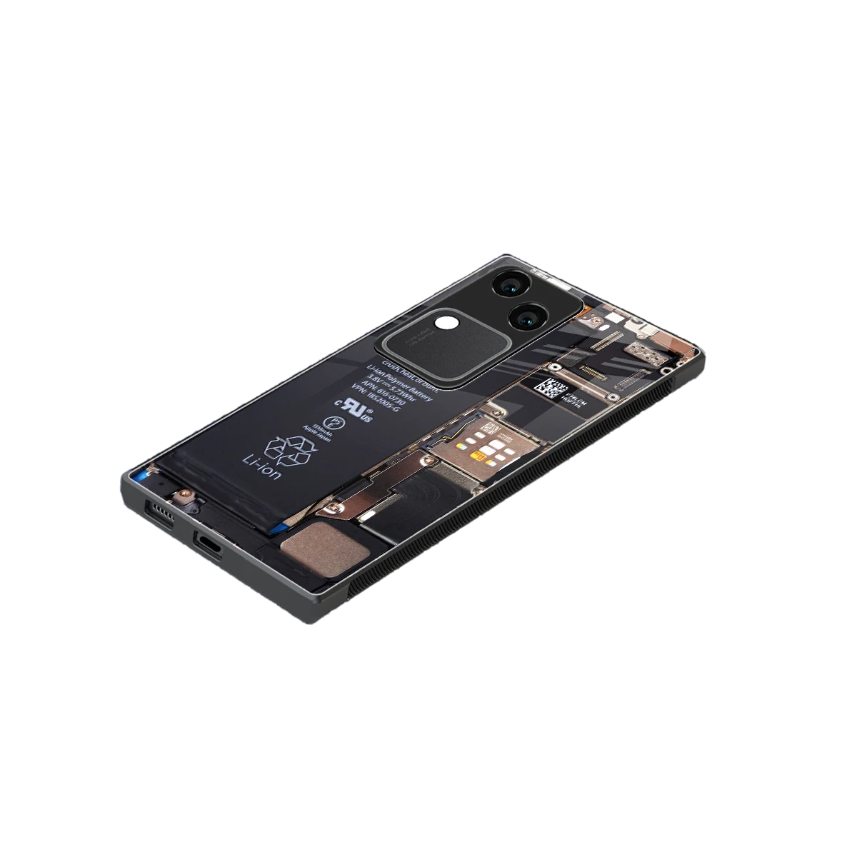 Inside Out stylish phone case for vivo v30 | glossy glass and slim fit