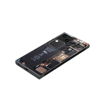Inside Out stylish phone case for vivo v30 | glossy glass and slim fit