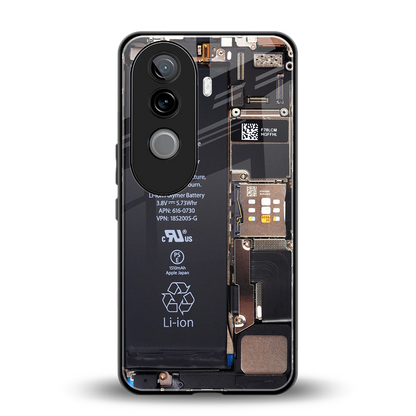Inside Out back phone cover | glass case for vivo v40e